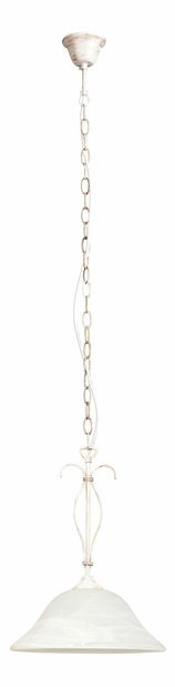 Függesztett lámpa Katherine 7188 (antik fehér + rizsköves üveg)