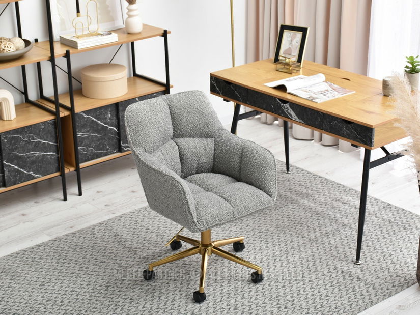 Fotel Island (szürke + króm)