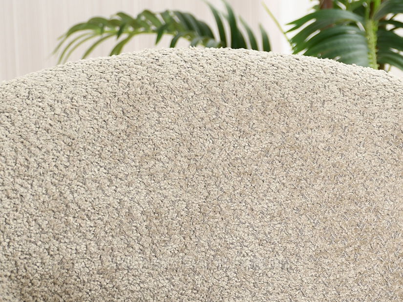 Fotel Carma F (sötét bézs + arany)