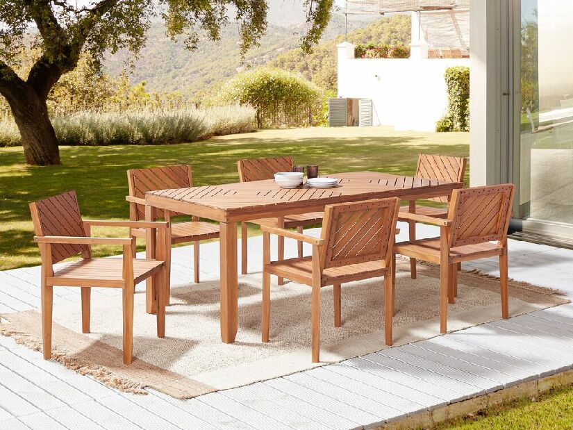 Set mobilier de grădină Blas (lemn de salcâm)