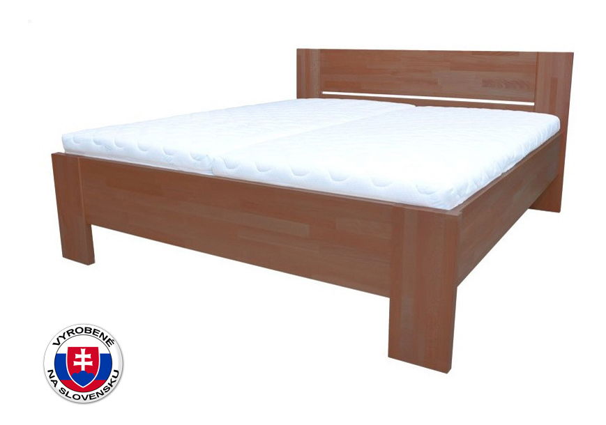 Pat matrimonial 220x180 cm Nicky tăblie plină (masiv)