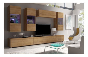 Mobilier living Calabria C5 (Stejar auriu) (fără iluminat)