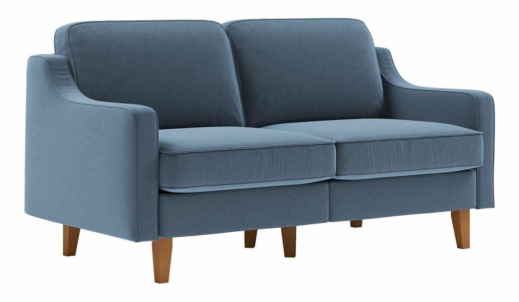 Pohovka dvojsedačka Robia 2 (morská + orech)