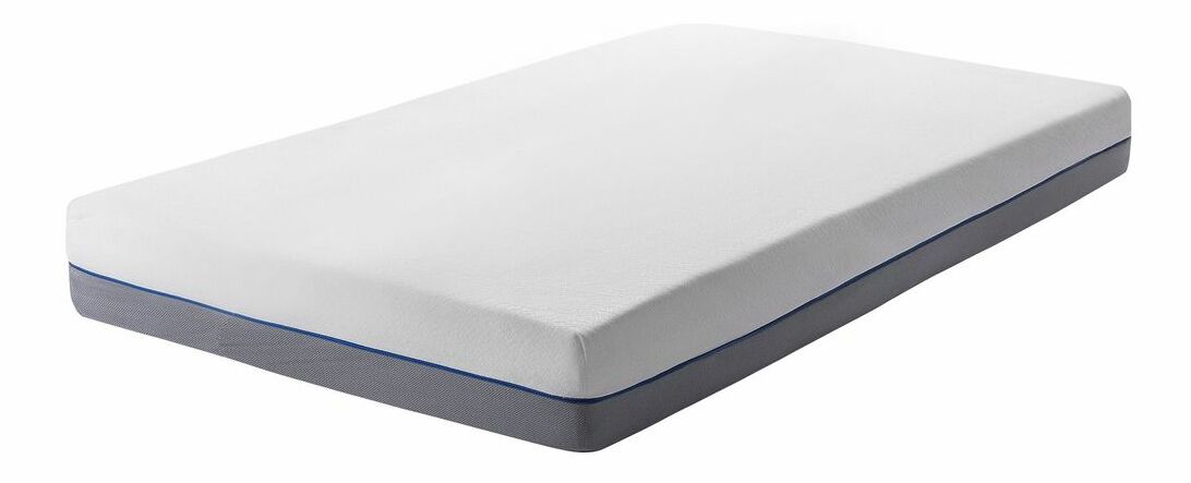 Habszivacs matrac 200 x 80 cm Gaston (fehér) (T3)