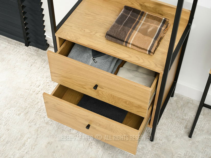 Raft Mutismo (stejar + negru)