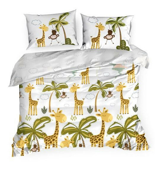 Posteľná bielizeň 200x160 cm Giraffe (komplet s obliečkami na vankúše) *výpredaj