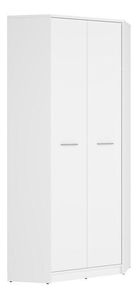 Dulap de haine de colț Nepo Plus 37 (alb) 