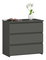 Komoda Cleania CL3 (sivý grafit)