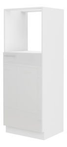 Dulap de bucătărie pentru alimente pentru cuptor Lavera 60 DKPL 162 1F BB (alb + alb lucios)