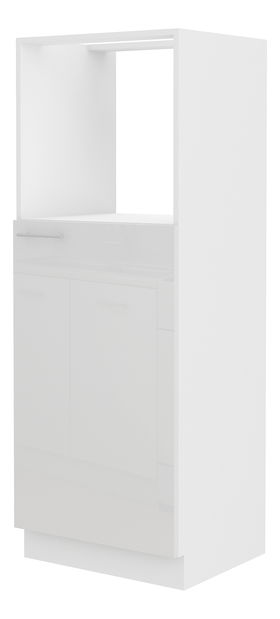 Élelmiszer szekrény a sütőhöz Lavera 60 DKPL 162 1F BB (fehér + fényes fehér)