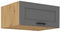 Felső konyhaszekrény Lucid 80 NAGU-36 1F (korpus: artisan tölgy + front: mdf porszürke)