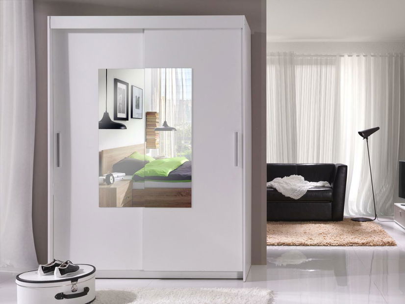 Šatníková skriňa Dover II (biela)