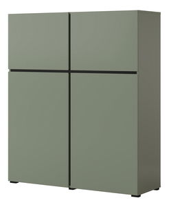 Komoda Crossroad G76 (bor zelena + crna)