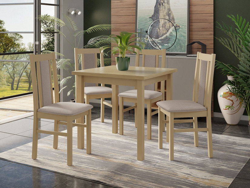 Blagovaonski set (za 4 osobe) Arnold AL27 (sonoma + bež)