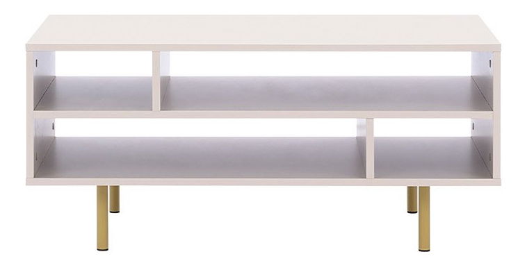 Măsuță de cafea Newelon NW03 (Cașmir + auriu) 