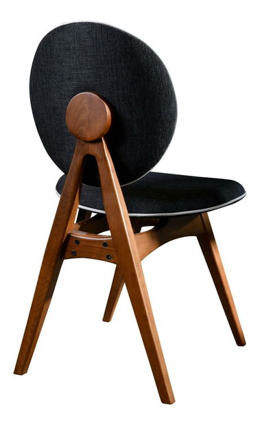 Set blagovaonskih stolica (2 kom.) Toukuta (orah + antracit)