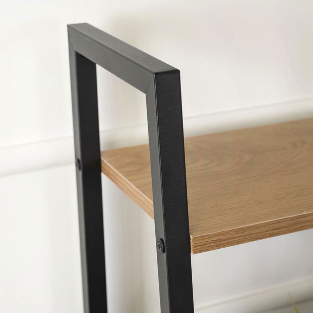 Raft Goleadora (stejar + negru) 