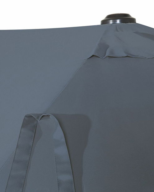 Slnečník 270x460x247 cm Silvania (tmavosivá)