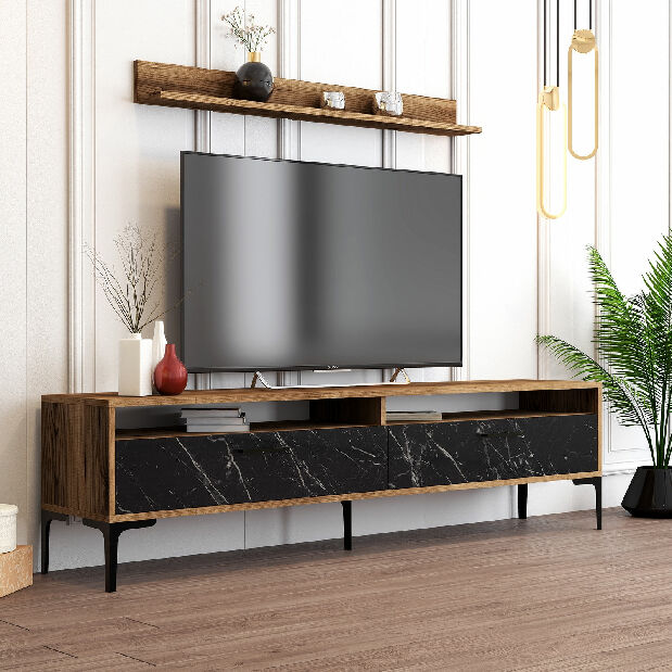 Mobilier living India (Nuc + Negru)