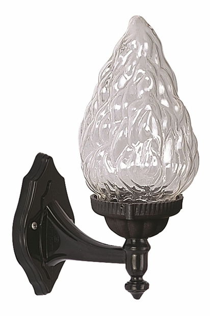 Iluminat de perete pentru exterior Deryn (Negru)