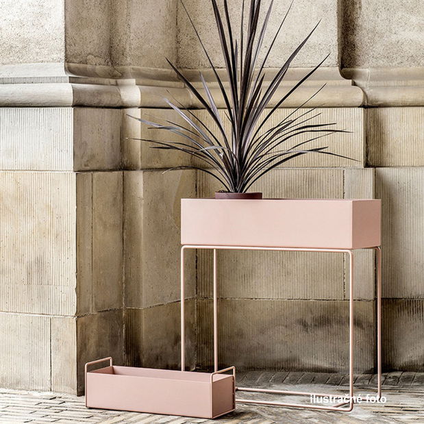 Multifunkčný má kovový kvetináč TYP2 