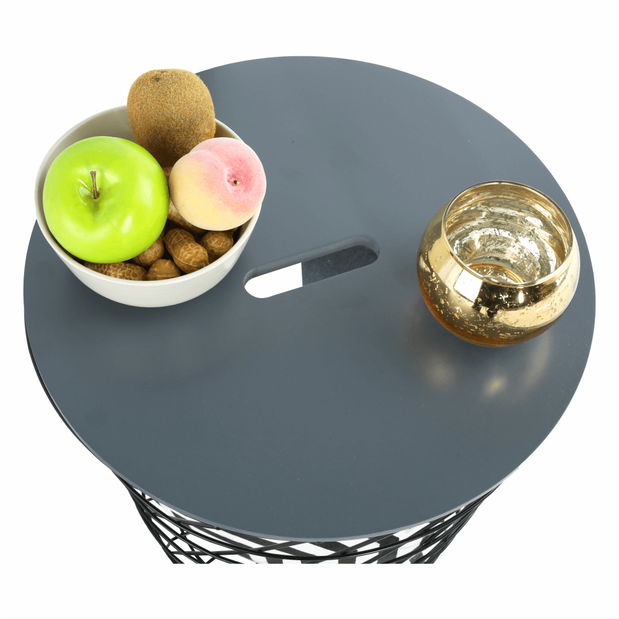 Măsuță de cafea Bana typ 2 (grafit + negru)