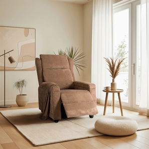 Polohovacie kreslo Suplicios (hnedá) 