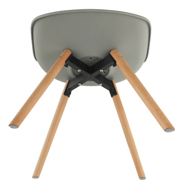 Blagovaonska stolica Samim (svjetlosiva + bukva) 