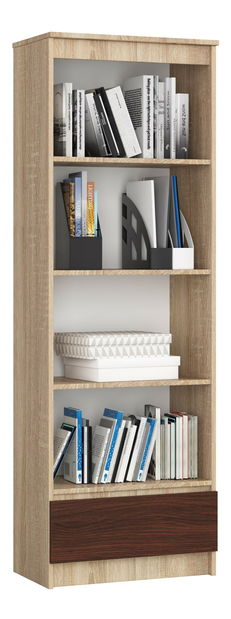 Regál Radha (dub sonoma + wenge)