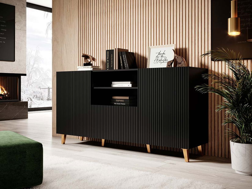 Komoda 150 Saphina (crna)