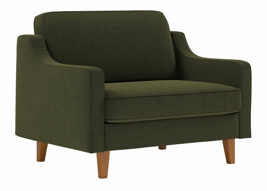 Kreslo Robia L (petrolejová + orech)