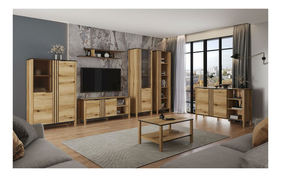 Mobilier living Hemos 1 (stejar evoke)