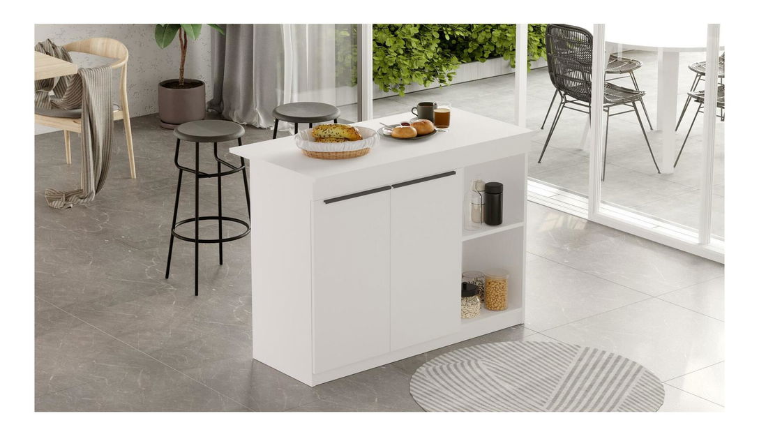 Barski stol Orlandia 2 (za 2 osobe) (bijela)