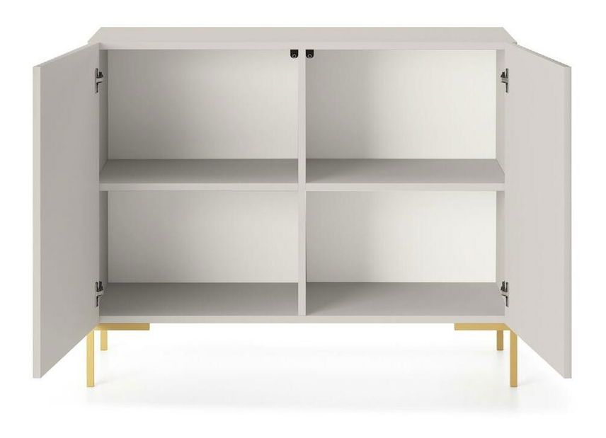 Dulap Lamellito L3 (gri bej + auriu)