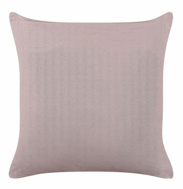 Sada 2 ozdobných vankúšov 45 x 45 cm Sila (ružová)