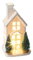 Porcelánový domček LED 15cm RXL 392 (biela)