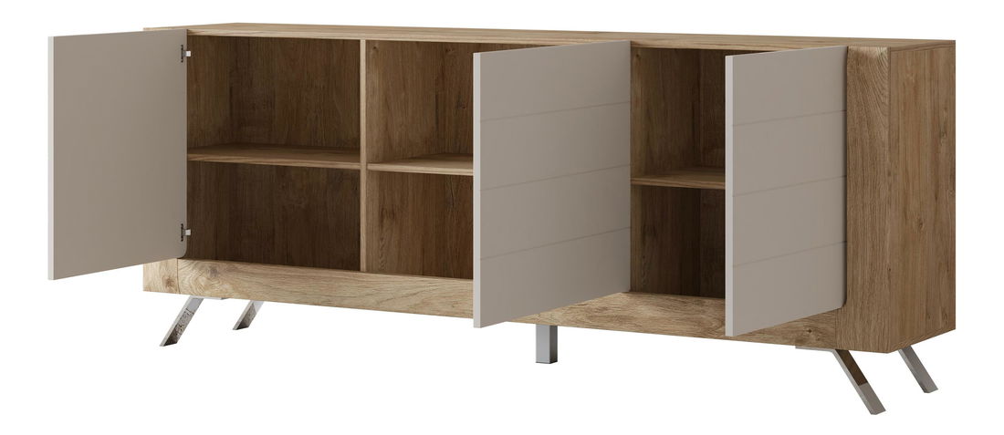 Szekrény Kassie Typ 25 (kasmír + arany harbor tölgy)