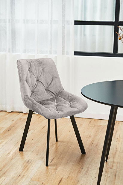 Set 2 buc scaune sufragerie Cajon (bej)