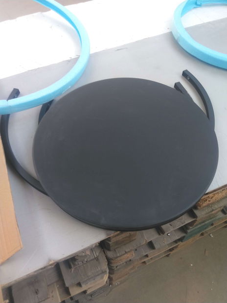 Dohányzóasztal Borra (füstös + fekete) *bazár 