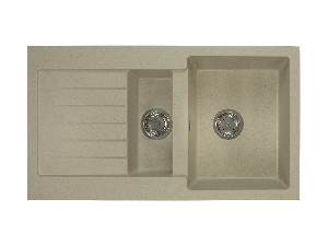 Kuhinjski sudoper Altava (bež) (sa 3 otvora za baterije) (L)