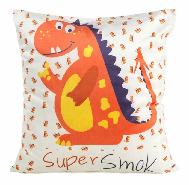 Párnahuzat 45x45 cm Kido 1 (fehér + narancssárga)