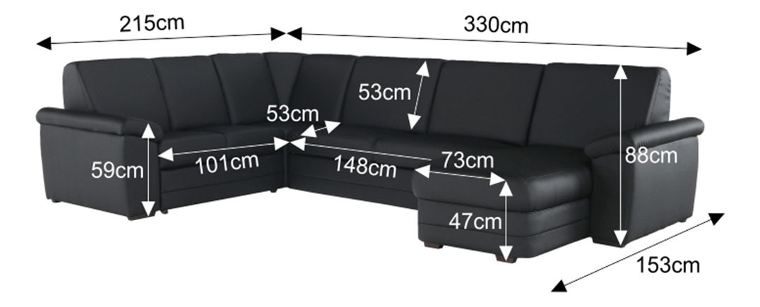 Kutna garnitura U Britella U (D) 