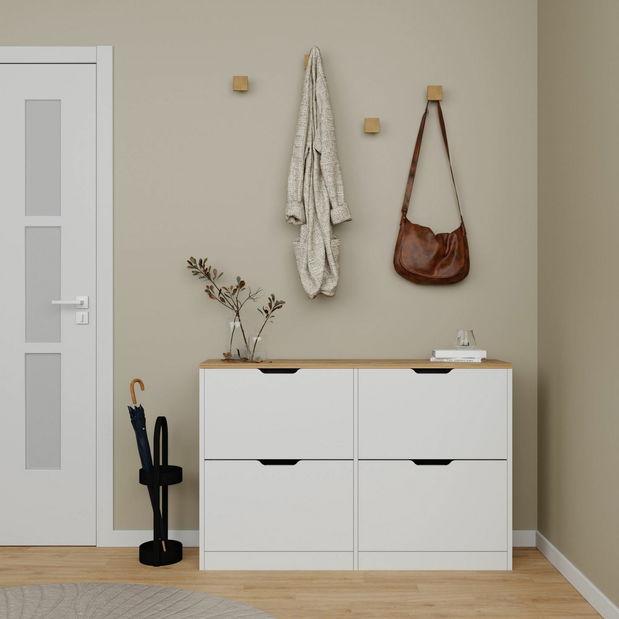 Pantofar Durum (alb mat)