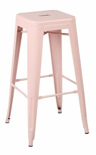 Set barskih stolica (2 kom.) 76 cm Chloe (ružičasta)