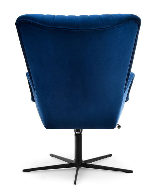 Relax fotel Elesenta (sötétkék + fekete)