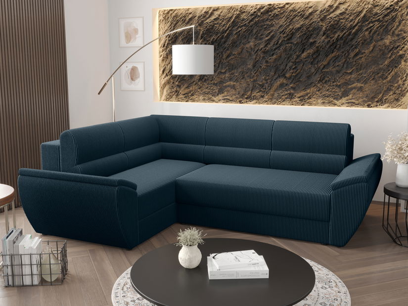 Kutna garnitura Radiant Plus (tamnoplava) (L)