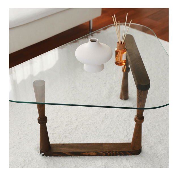 Stolić za kavu Camelie 3 (orah)