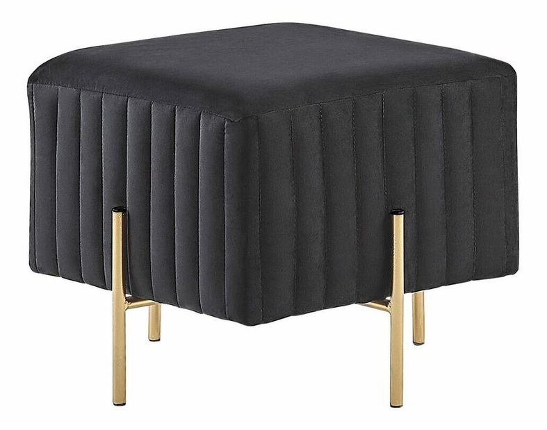 Taburetka DATIO (látka) (čierna)