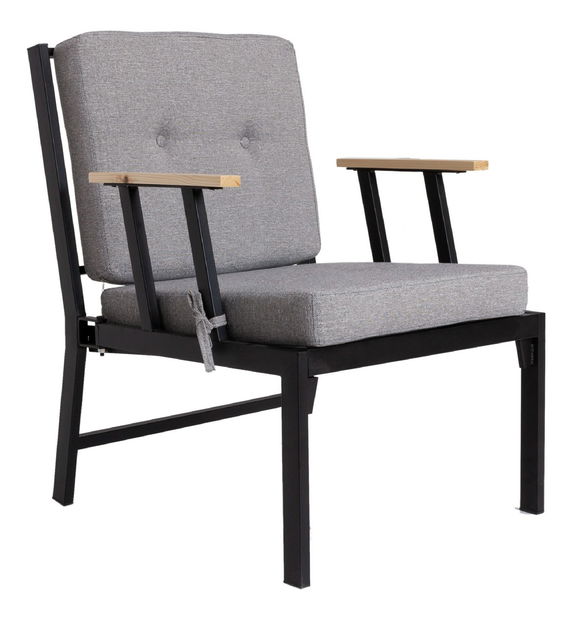 Egyszemélyes kerti kanapé Algol (szürke)