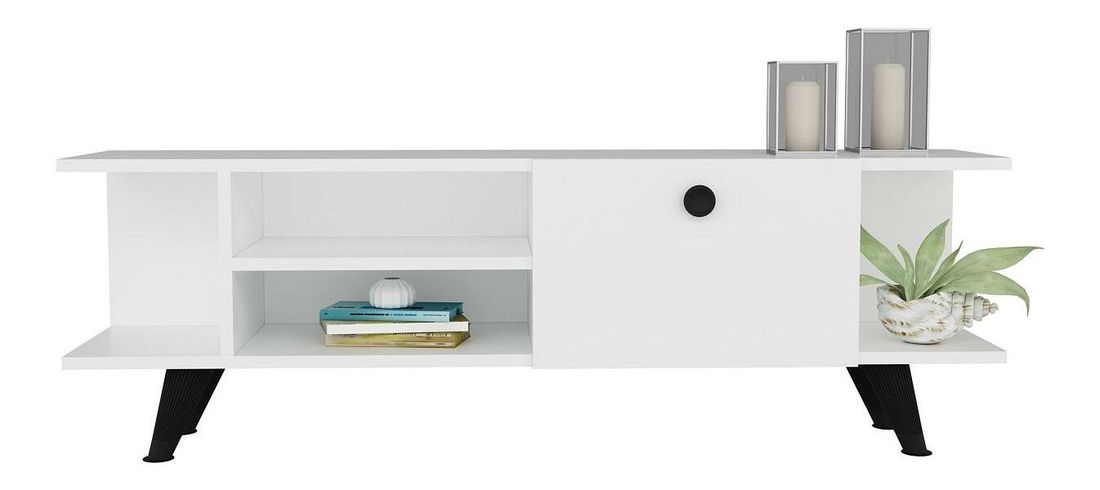 TV stolík/skrinka Napiku (biela) 